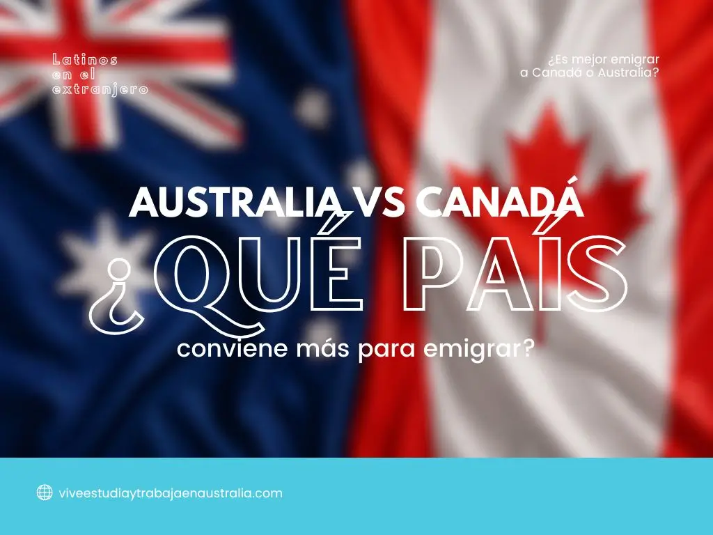 Australia y canadá para emigrar