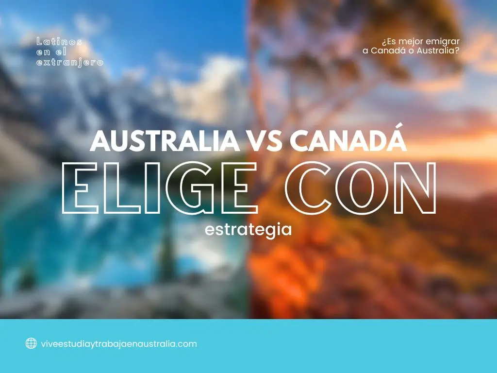 Canadá y Australia cuál es mejor para emigrar