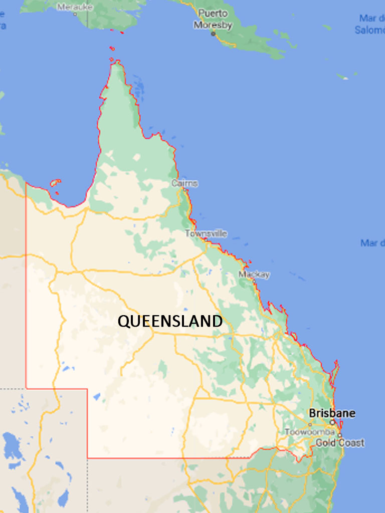 Estado de QUEENSLAND Brisbane y zonas regionales