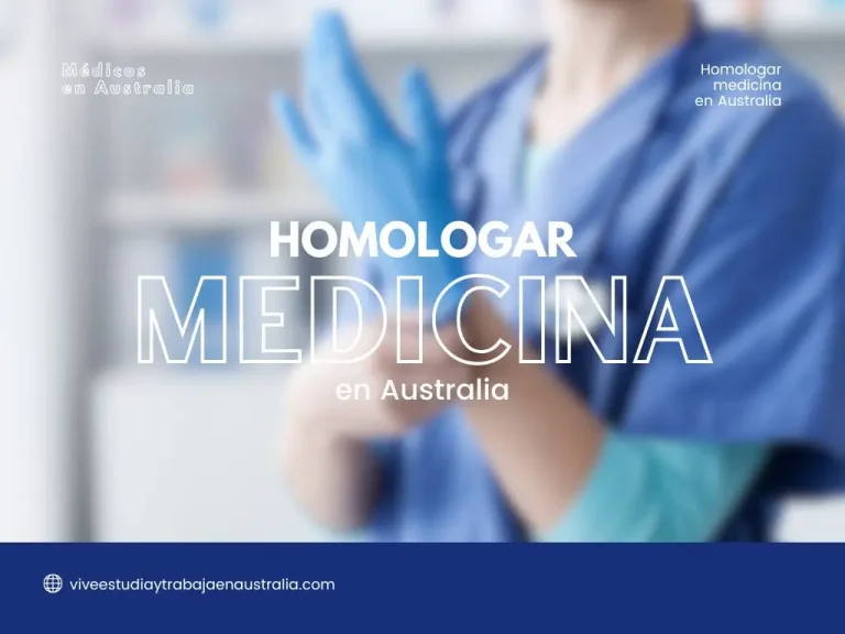 Homologar medicina en Australia