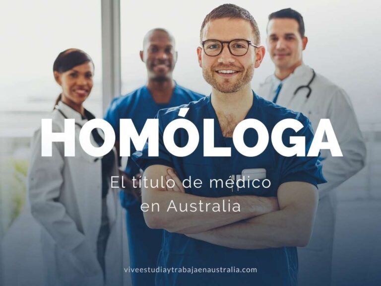 homologar el título de médico en Australia