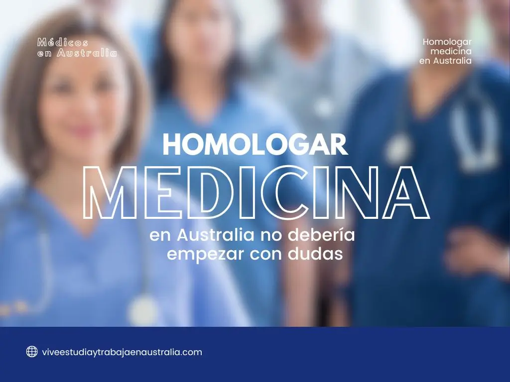 homologar medicina siendo latino en Australia