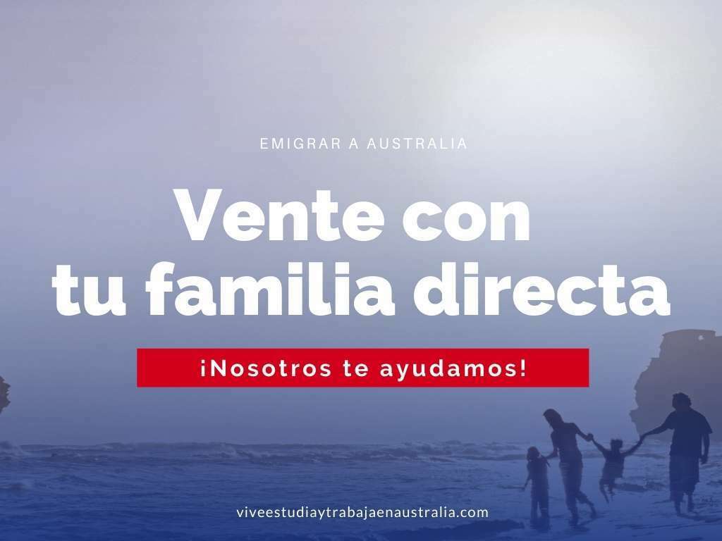 Emigrar a Australia con tu familia directa