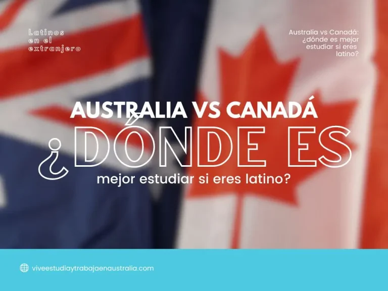 Australia vs Canadá para estudiar