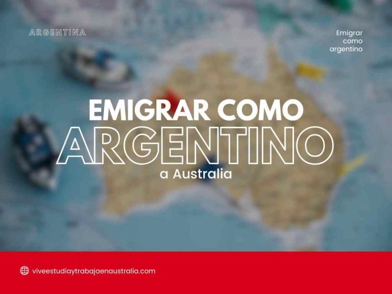 Argentinos migrando a Australia