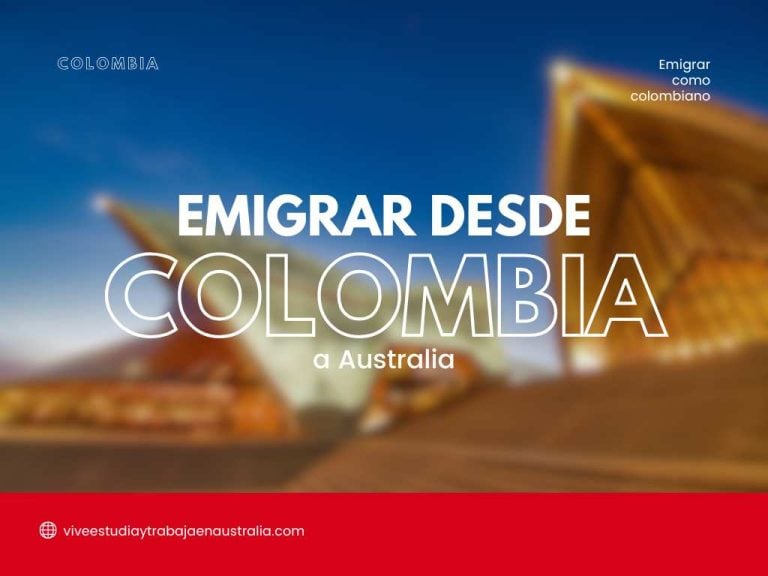 Emigrar desde Colombia a Australia