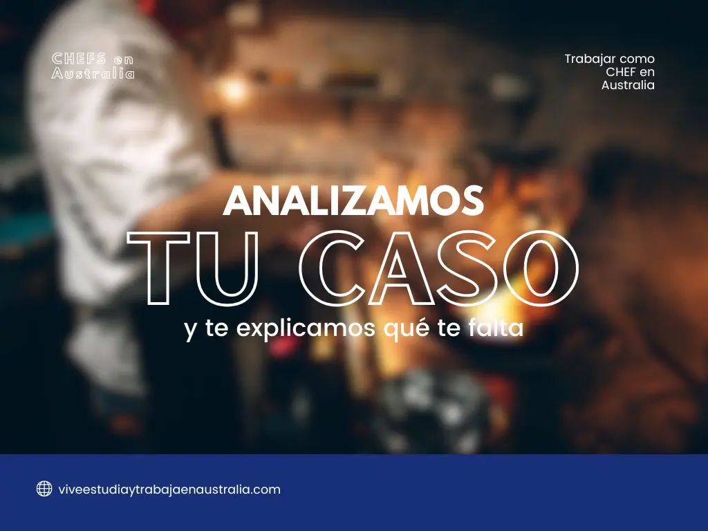 Trabajar como chef en Australia