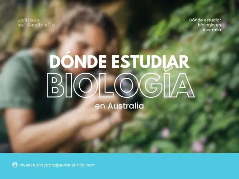 Donde estudiar biologia en Australia