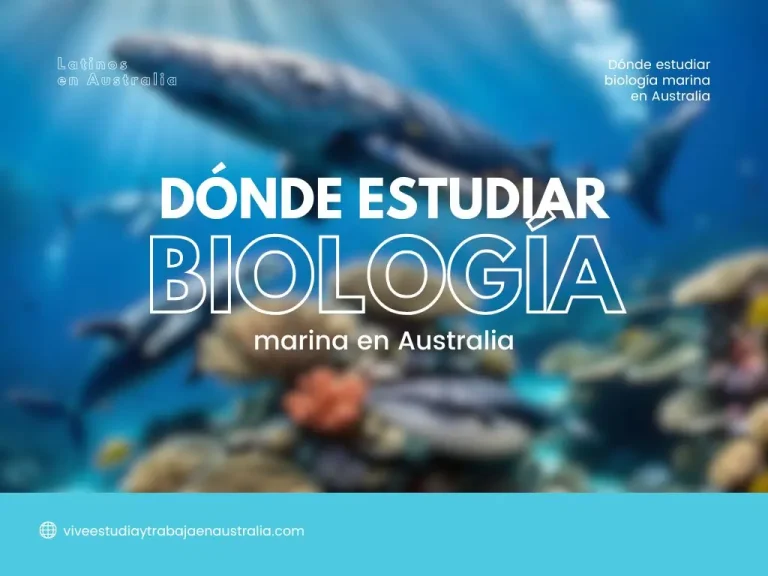 dónde estudiar biología marina en Australia