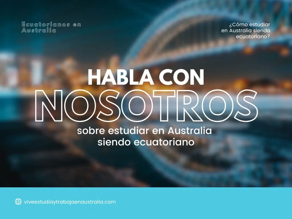 estudia siendo ecuatoriano en Australia