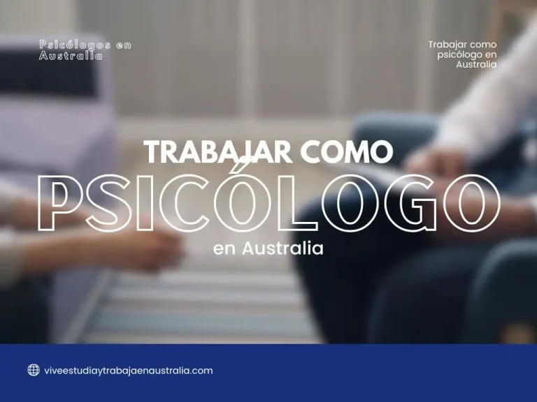 trabaja como psicologo en Australia